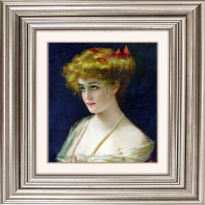 queence Artprint op acrylglas Vrouw Fine Art-print in galeriekwaliteit