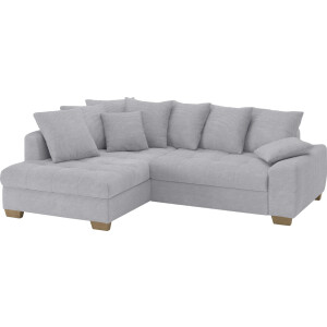 Mr. Couch Hoekbank Nikita II, L-vorm, tot 140kg per zitplaats belastbaar met koudschuim bekleding, optioneel met bed en bedlade