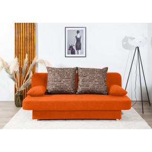 COLLECTION AB Slaapbank ULLA inclusief bedfunctie en opbergruimte Slaapbank, bedfunctie, bedlade, incl. rugkussens, armleuningkussens
