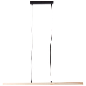 Brilliant Leuchten Led-hanglamp Arion van hout, 150 cm hoogte, 103 cm breedte, 2400 lumen, 3000 k (1 stuk)