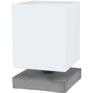 SPOT Light Tafellamp GREAT Lampenkap van waardevolle stof, echt beton - met de hand gemaakt (1 stuk)