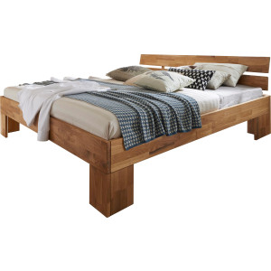 Home affaire Massief houten ledikant Tommy van wildeiken, in verschillende breedten, balkenbed, futonbed