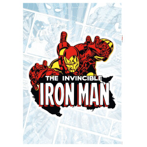 Komar Wandfolie Iron Man Comic Classic - afm. 50 x 70 cm (1 stuk)