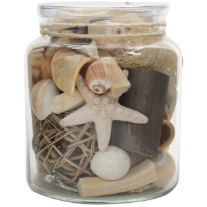 Kayoom Decoratief glas Decoratieglas Flora 610 Natuurlijk