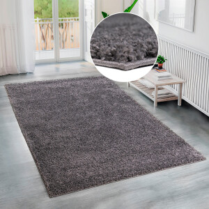 Bruno Banani Hoogpolig vloerkleed Shaggy Soft geweven, uni kleuren, bijzonder zacht en knuffelig, klantenfavoriet