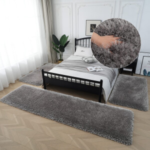 Guido Maria Kretschmer Home&Living Set slaapkamerkleedjes Micro exclusieve tapijt, zeer hoge pool, zacht door microvezel