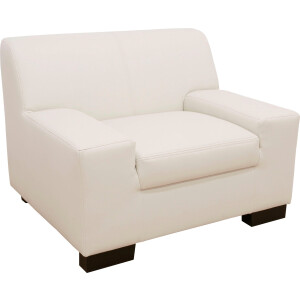 DOMO collection Fauteuil Norma kubisch en tijdloos, comfortabel, platte armleuningen