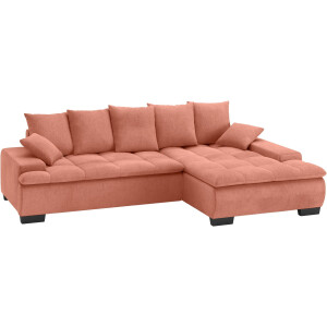 Mr. Couch Hoekbank Haiti II, L-vorm met koudschuim bekleding, optioneel met bed en bedlade