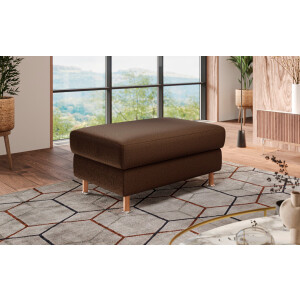 Home affaire Hocker Calypso Houten poten met metalen plaat