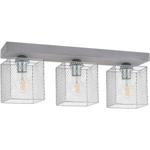 SPOT Light Plafondlamp GITTAN Echt beton, natuurproduct - duurzaam, met de hand gemaakt, loft stijl (1 stuk)