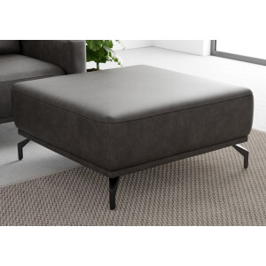 sit&more Hocker Bailando met binnenvering en zwarte, matte metalen poten