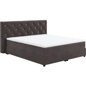 COTTA Boxspring Castlerock met strass-steentjes in het hoofdeinde, incl. topper