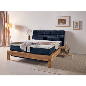 Home affaire Boxspring Villads Ligoppervlak: 160x200 cm van balkeiken, inside-boxspringonderbouw