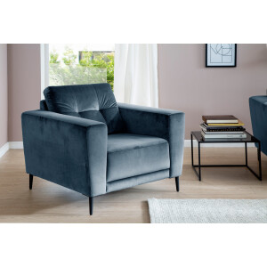 Trends by HG Fauteuil Barcelona met metalen voet, vrij plaatsbaar