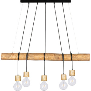 SPOT Light Hanglamp TRABO PINO Hanglamp, houten balk van massief grenenhout Ø 8-12 cm