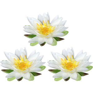 Creativ green Kunstbloem Lotusbloem (3 stuks)