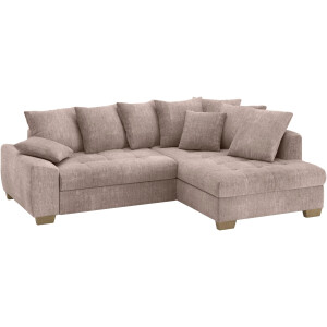 Mr. Couch Hoekbank Nikita II, L-vorm Keuze met bedfunctie, bedlade & RGB-LED-verlichting