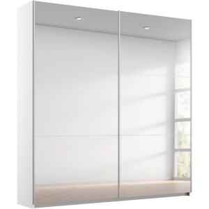 rauch Zweefdeurkast Kledingkast kast garderobe REFLECT inclusief praktische binneninrichting met 2 stoffen dozen made in germany