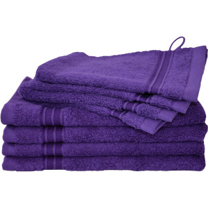 Dyckhoff Handdoekenset Siena in mooie effen kleuren (set, 8-delig)