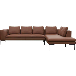 FLEXLUX Hoekbank Loano, super comfortabel zitcomfort door koudschuim in de zitting, L-vorm