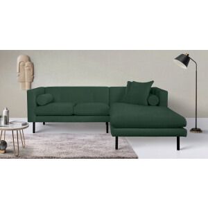 Guido Maria Kretschmer Home&Living Hoekbank Lillibeth L-vorm designbank, afmetingen B/D/H: 240/173/83 cm Sierkussen als tweezijdig te gebruiken kussen, in fluwelige look of cord