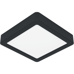 EGLO Plafondlamp FUEVA 5 Plafondlamp in zwart van staal - 11W - warmwit (1 stuk)