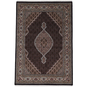 Woven Arts Oosters tapijt Tabriz Mahi met de hand geknoopt, woonkamer, zuivere wol