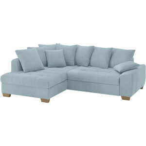 Mr. Couch Hoekbank Nikita II, L-vorm Keuze met bedfunctie, bedlade & RGB-LED-verlichting