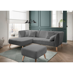 INOSIGN Hoekbank Colori gestoffeerde meubelen met tijdloos elegante rugleuning. L-vorm