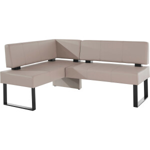 Home affaire Hoekbank Oliver met metalen frame, keukenbank verschillende hoezen cord eetkamerbank ottos choice