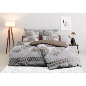 my home Beddengoed Tesso in mt. 135x200, 155x220 of 200x200 cm Katoen, dekbedovertrek met ornamenten en in verschillende kwaliteiten