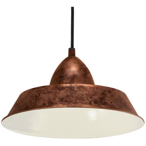 EGLO Hanglamp Auckland koperkleur-antiek / ø26 x h110 cm / hanglamp / eettafel / retro