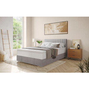 Mr. Couch Boxspring Thor met bedbodem, incl. matras, topverkoper Topmatras en sierkussen, in verschillende hardheden beschikbaar