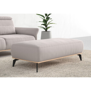 Places of Style Hocker Fjord Met een houten lijst van massief beuken eikenkleurig, met poten 15 cm hoog