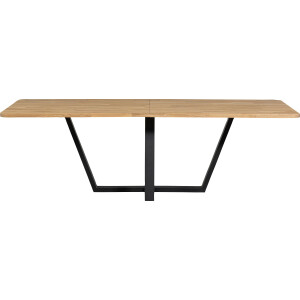 WOOOD Eettafel Tablo Hout gedeeltelijk massief, rechthoekige vorm, H 77 cm x B 240 x D 100 cm