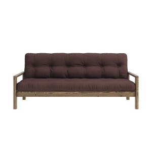 Karup Slaapbank Knob met futonmatras, verschillende kleuren, fsc-gecertificeerd, dennenhout