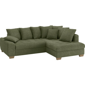 Mr. Couch Hoekbank Nikita II, L-vorm, tot 140kg per zitplaats belastbaar met koudschuim bekleding, optioneel met bed en bedlade
