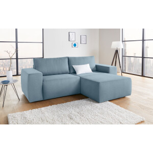 LOOKS BY WOLFGANG JOOP Hoekbank LooksII L-vorm rechtlijnig en comfortabel