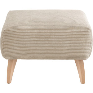 INOSIGN Hocker Colori Kleur houten poten naar keuze, verschillende stoffen, hoogwaardige stof