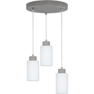 SPOT Light Hanglamp Karla Hanglamp, lampenkap van hoogwaardig glas, betonelementen (1 stuk)