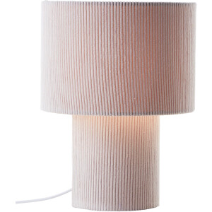 LeGer Home by Lena Gercke Tafellamp Kathleen cordlamp Cordstof, H 30 cm, Ø 23 cm, E27, cord, stoflamp, tafellamp (1 stuk)