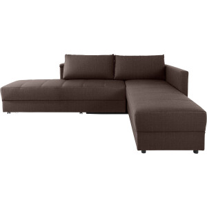 LOOKS BY WOLFGANG JOOP Hoekbank LooksIII L-vorm door draaifunctie tot bed verwisselbaar, inclusief opbergvak