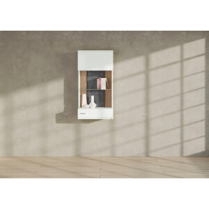 set one by Musterring Vitrinekast Tacoma Type 21/22, hoogte 126,4 cm, met getinte glasdeur