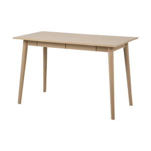 Dex houten bureau naturel - Met twee lades - 120 x 60 cm