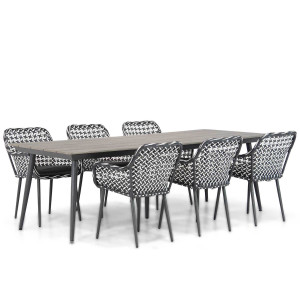 Domani Emory/Matale 240 cm dining tuinset 7-delig