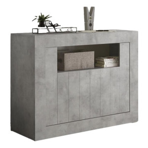 Dressoir Urbino 110 cm breed in grijs beton