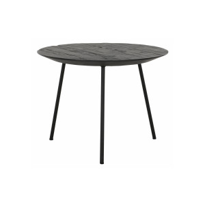 DTP Home Salontafel 'Jupiter' Teakhout, 50cm, kleur Zwart