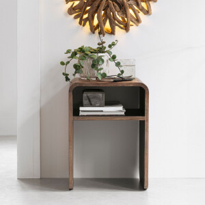 DTP Home Nachtkastje 'Evo' Teakhout, 40 x 35cm