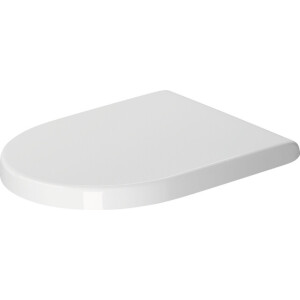 Duravit Starck 3 WC-zitting - 37x43.1x4.3cm - softclose & quickrelease - Kunststof - glans wit 0063890000