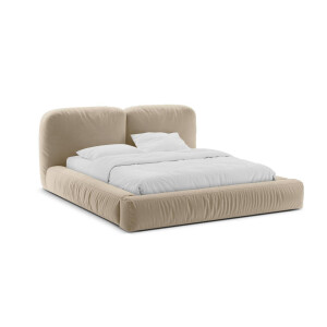 Bedframe Martina velvet 140 x 200 met opbergruimte | Micadoni Home